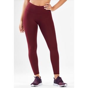 Mid- Rise Statement Cold Weather Legging {Black Cherry}